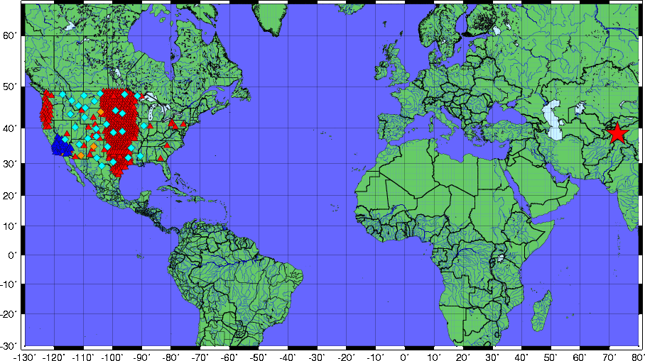Regional map view Regional map view