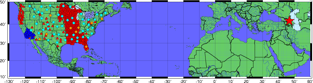 Regional map view Regional map view