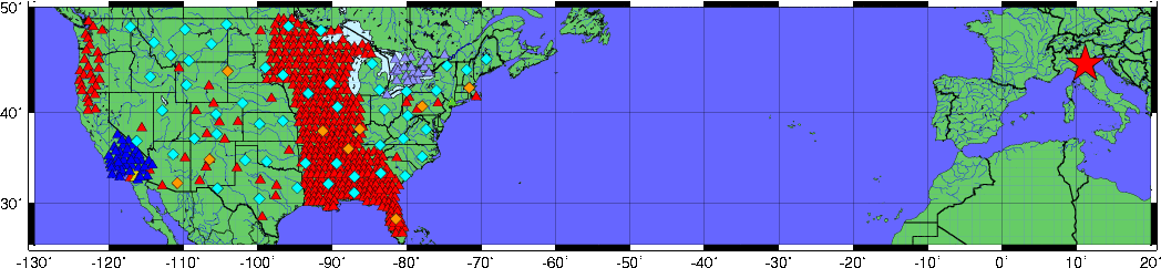 Regional map view Regional map view