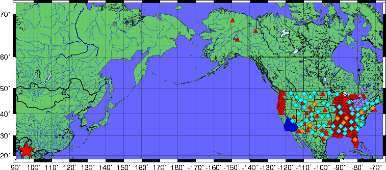 Regional map view Regional map view