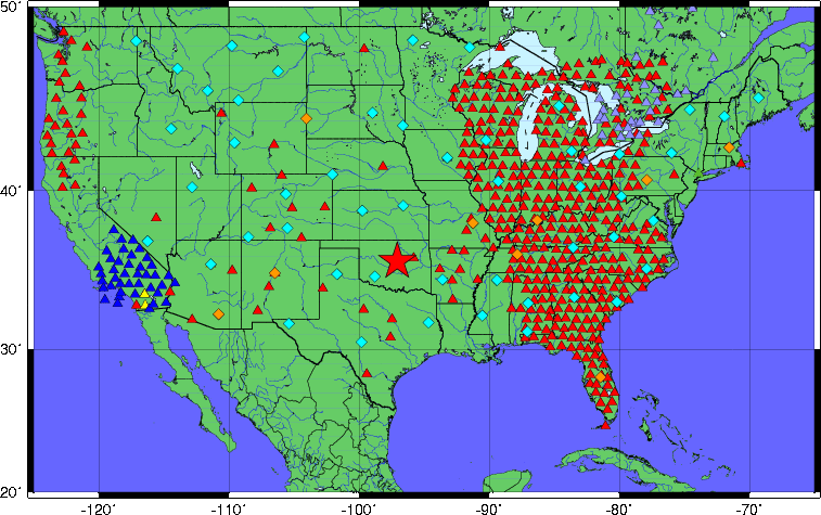 Regional map view Regional map view